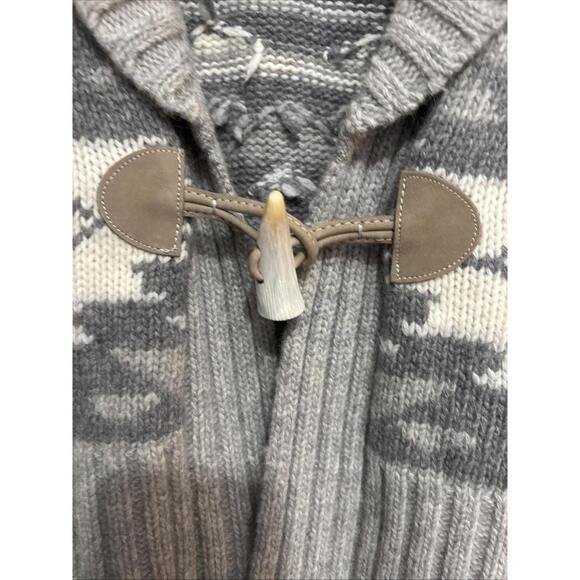 Lauren Ralph Lauren Wool Angora Cardigan Short Sleeve Sweater LP Southwestern - Picture 5 of 9